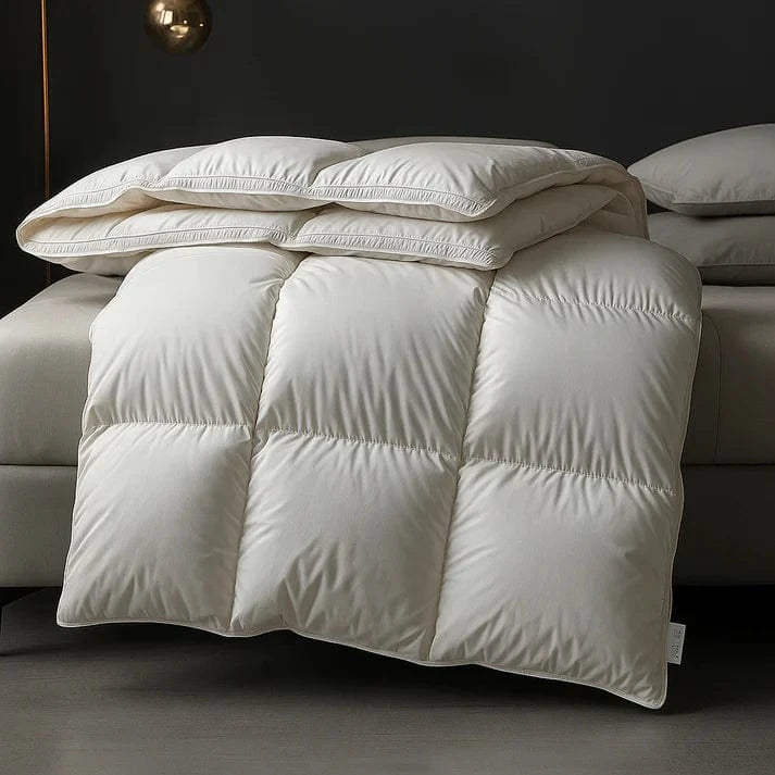 Gåsedun Vinter Tyngde Dyne - Quiltet - Varm - Fluffy - Blød Comforters Danmarkmode.dk