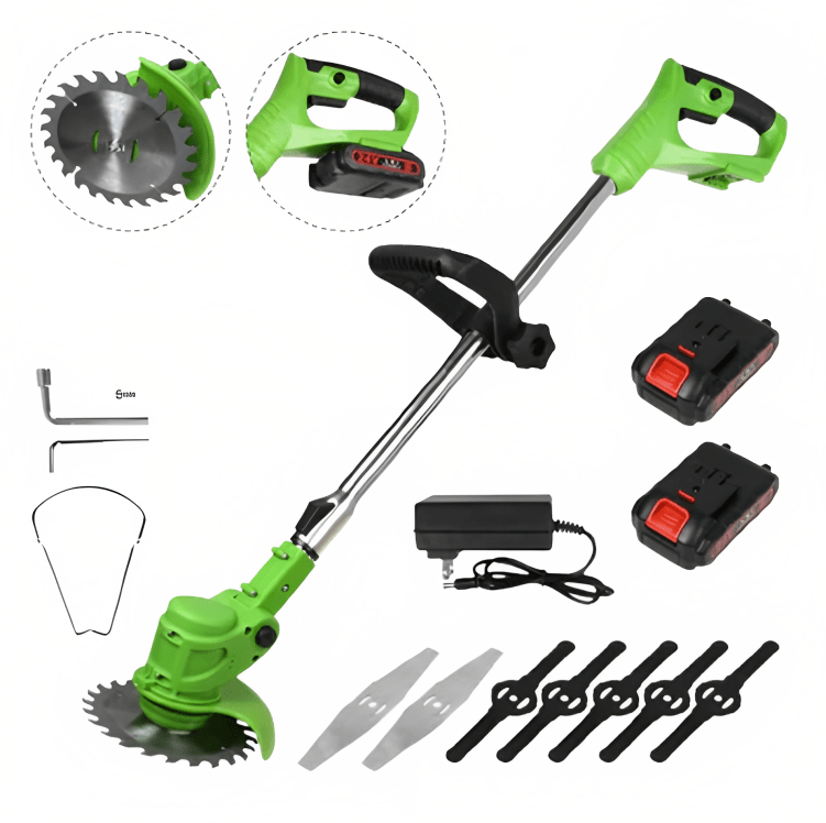 GeartTech – Batteridrevet græstrimmer – 24V 3,0Ah – Justerbar 92–122 cm Hjem & Have > Have > Havemaskiner > Græstrimmer Danmarkmode