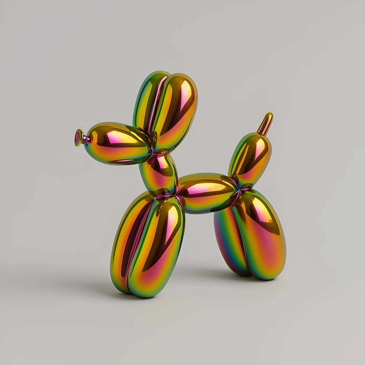 Glansfuld Ballonhund Skulptur - Ornament - Boligindretning - Keramik Sculpture Statue Danmarkmode.dk