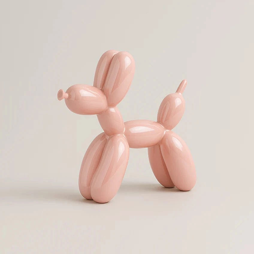 Glansfuld Ballonhund Skulptur - Ornament - Boligindretning - Keramik Sculpture Statue Danmarkmode.dk