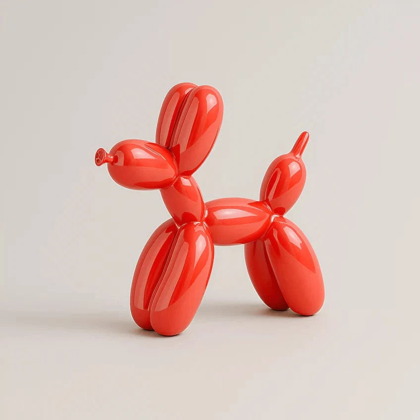 Glansfuld Ballonhund Skulptur - Ornament - Boligindretning - Keramik Sculpture Statue Danmarkmode.dk