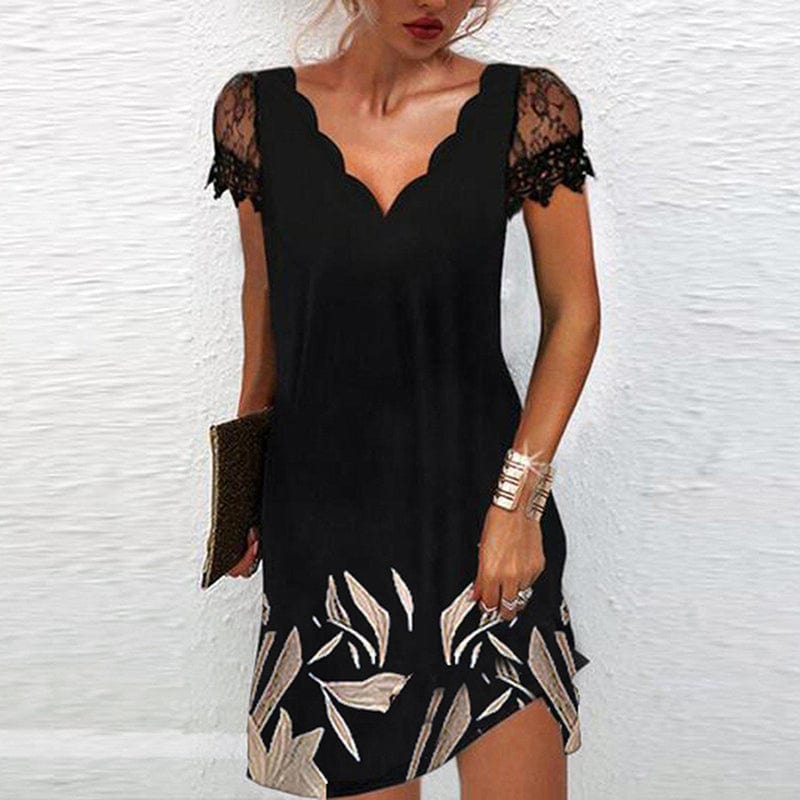 GlitterEve Glamourøs Sommer Glitterfestkjole | Elegant, Kort, Rødt, Kvinde | Perfekt til Fest & Bryllup Mini Dress Danmarkmode.dk