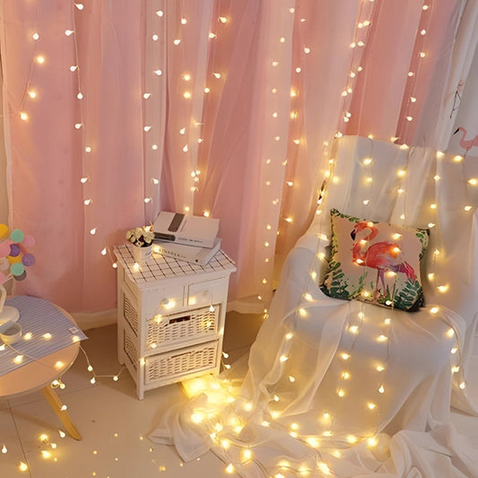 GlowFairy LED Lyskæder - Varmhvide, Indendørs & Udendørs String Lights Danmarkmode.dk