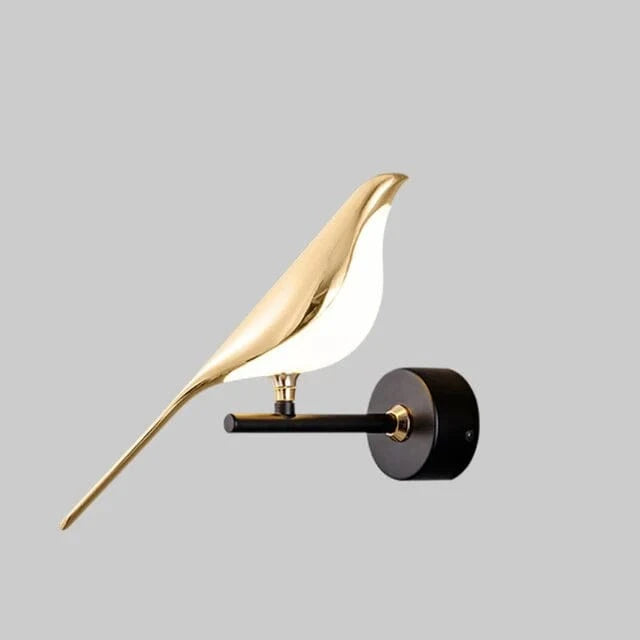 Guld Fuglebelægning Væglampe - Boligindretning - Moderne - Aluminium Wall Light Fixtures Danmarkmode.dk