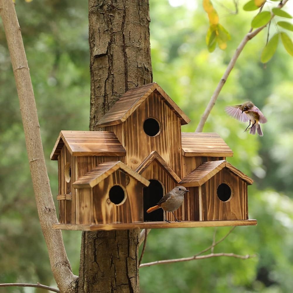 Hængende Træ Fuglehus - Have - Baghave - Udendørs Birdhouses Danmarkmode.dk