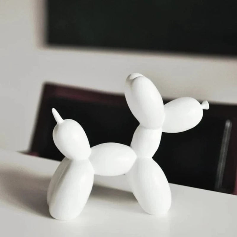 Håndlavet Ballonhund Skulptur - Resin - Dyrefigurer - Boligindretning - Ornamenter Sculptures & Statues Danmarkmode.dk