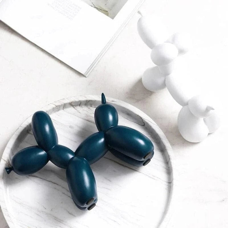 Håndlavet Ballonhund Skulptur - Resin - Dyrefigurer - Boligindretning - Ornamenter Sculptures & Statues Danmarkmode.dk