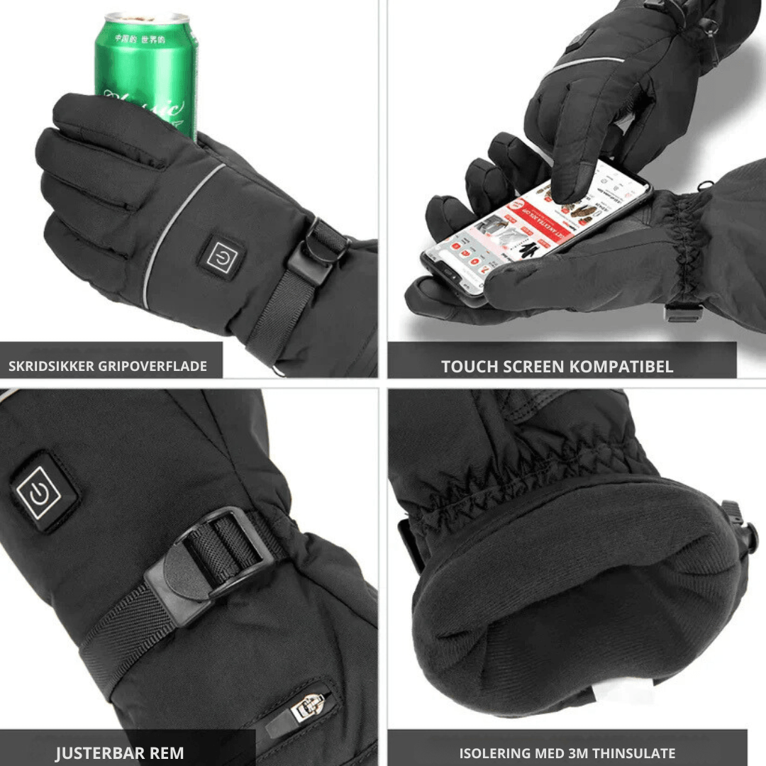 Handsker Med Varme - Herre & Dame - Handsker Vandtæt Gloves & Mittens Danmarkmode.dk