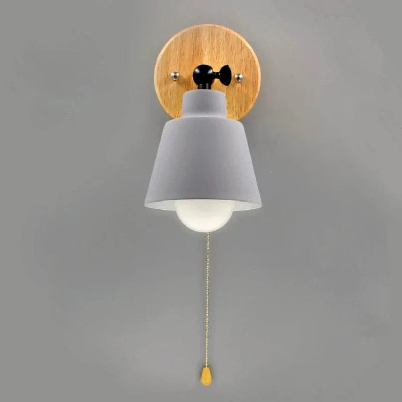 Hårdt Forbundet Macaron Væglampe mit Trækkæde - Justerbar - Jern - Led Pære Wall Light Fixtures Danmarkmode.dk