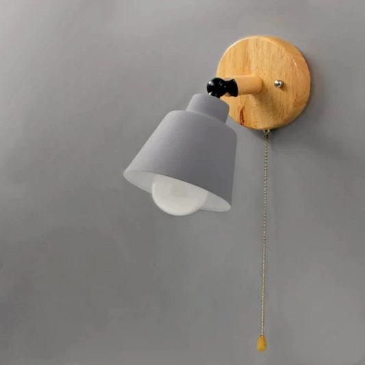 Hårdt Forbundet Macaron Væglampe mit Trækkæde - Justerbar - Jern - Led Pære Wall Light Fixtures Danmarkmode.dk