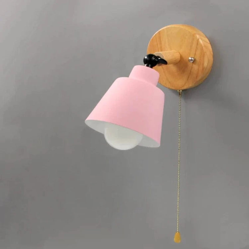 Hårdt Forbundet Macaron Væglampe mit Trækkæde - Justerbar - Jern - Led Pære Wall Light Fixtures Danmarkmode.dk