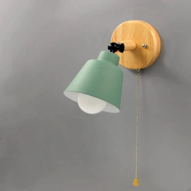 Hårdt Forbundet Macaron Væglampe mit Trækkæde - Justerbar - Jern - Led Pære Wall Light Fixtures Danmarkmode.dk
