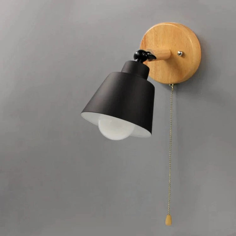 Hårdt Forbundet Macaron Væglampe mit Trækkæde - Justerbar - Jern - Led Pære Wall Light Fixtures Danmarkmode.dk