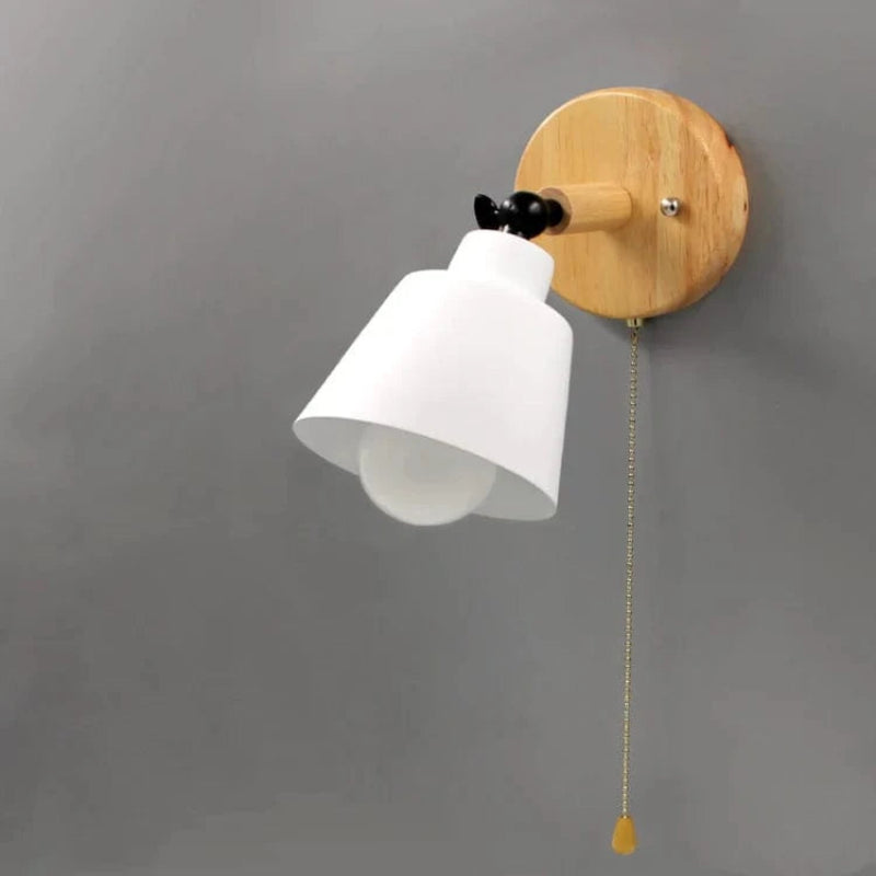 Hårdt Forbundet Macaron Væglampe mit Trækkæde - Justerbar - Jern - Led Pære Wall Light Fixtures Danmarkmode.dk