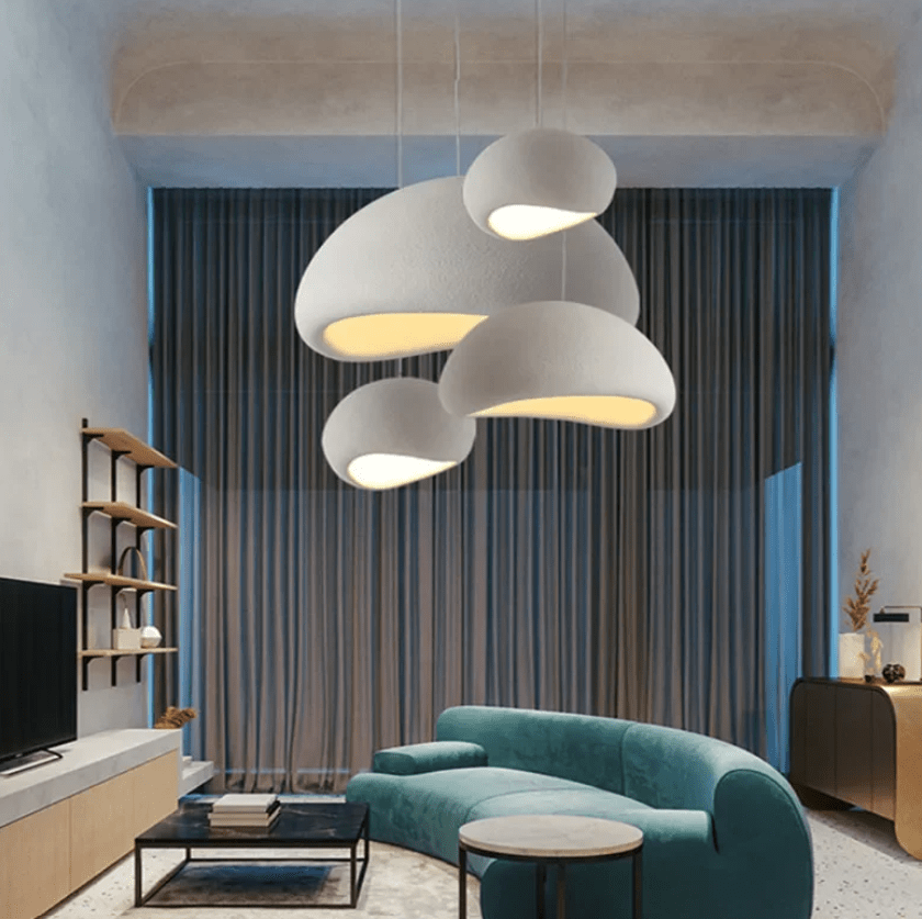 Harmonie Wabi-Sabi Lampe - Naturlig Design, Rå Metal, Økologisk, Elegant, Unisex, Håndlavet, Indretning, Belysning, Moderne, Skandinavisk Danmarkmode
