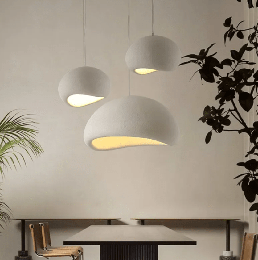 Harmonie Wabi-Sabi Lampe - Naturlig Design, Rå Metal, Økologisk, Elegant, Unisex, Håndlavet, Indretning, Belysning, Moderne, Skandinavisk Danmarkmode