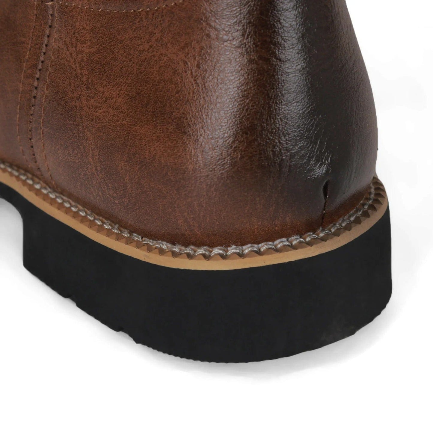 Herre Læder Cowboystøvler - Klassisk Stil Boots Danmarkmode.dk