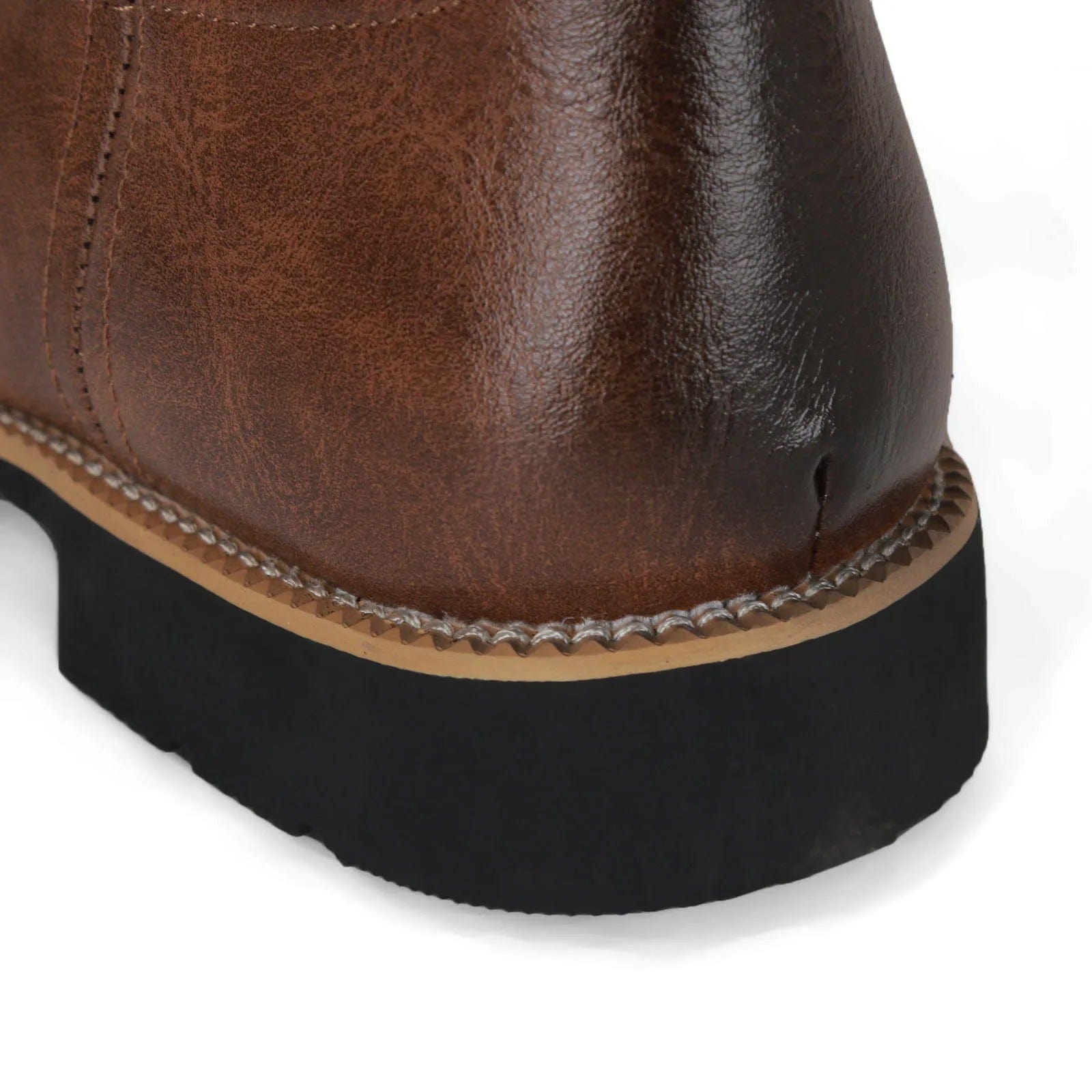 Herre Læder Cowboystøvler - Klassisk Stil Boots Danmarkmode.dk
