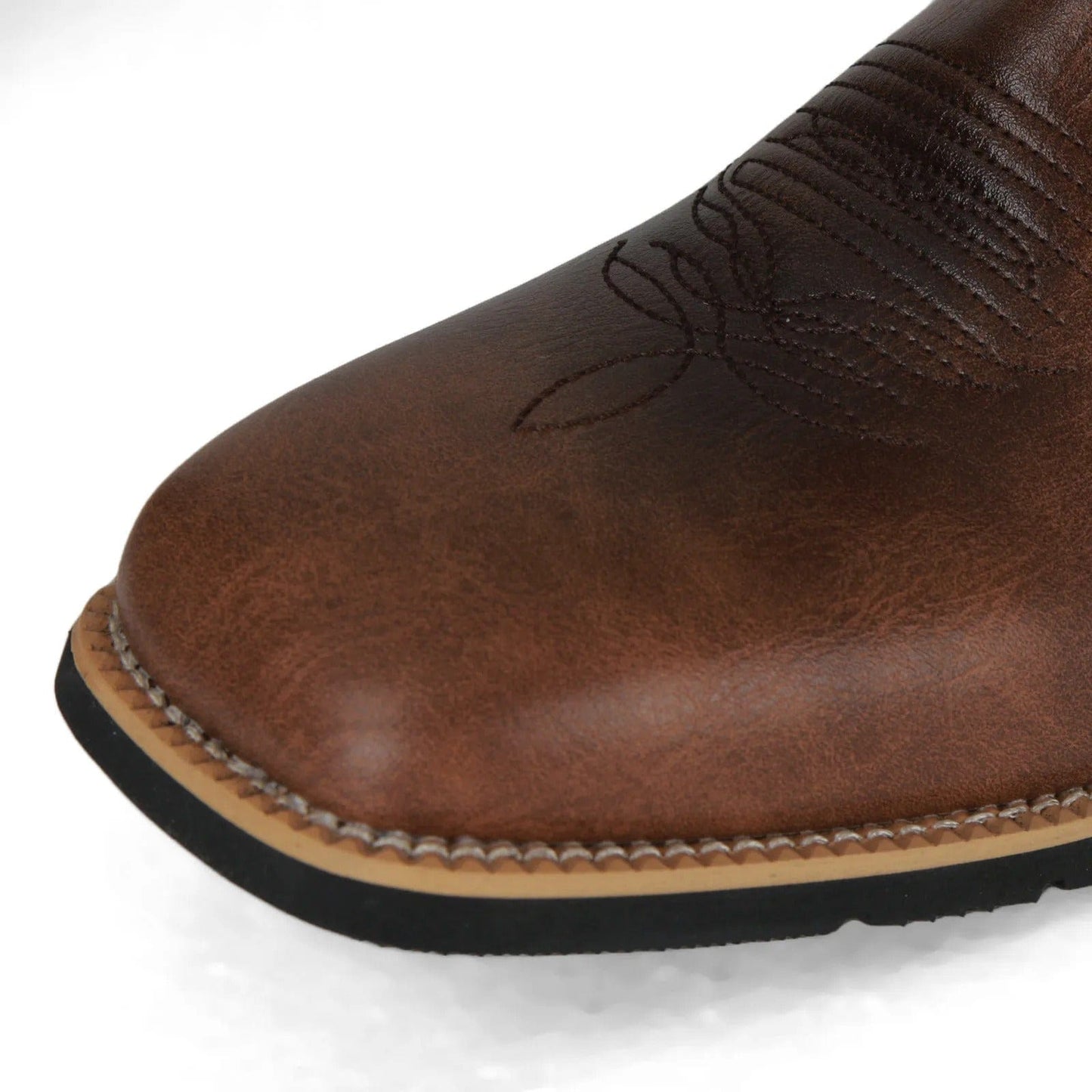 Herre Læder Cowboystøvler - Klassisk Stil Boots Danmarkmode.dk