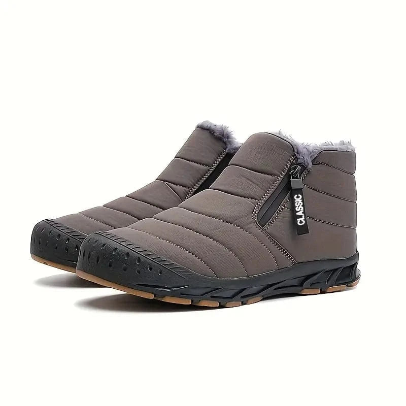 Høj Sko Pelsfor - Vandtæt Støvle - Mænd Og Kvinder - Lynlås Orthopedic shoes Danmarkmode.dk