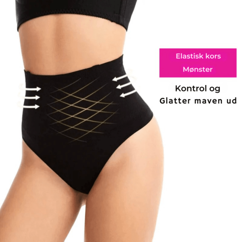Høj Talje Thong Formende Trusser Dame - Sømløs - Shapewear Shapewear Danmarkmode.dk