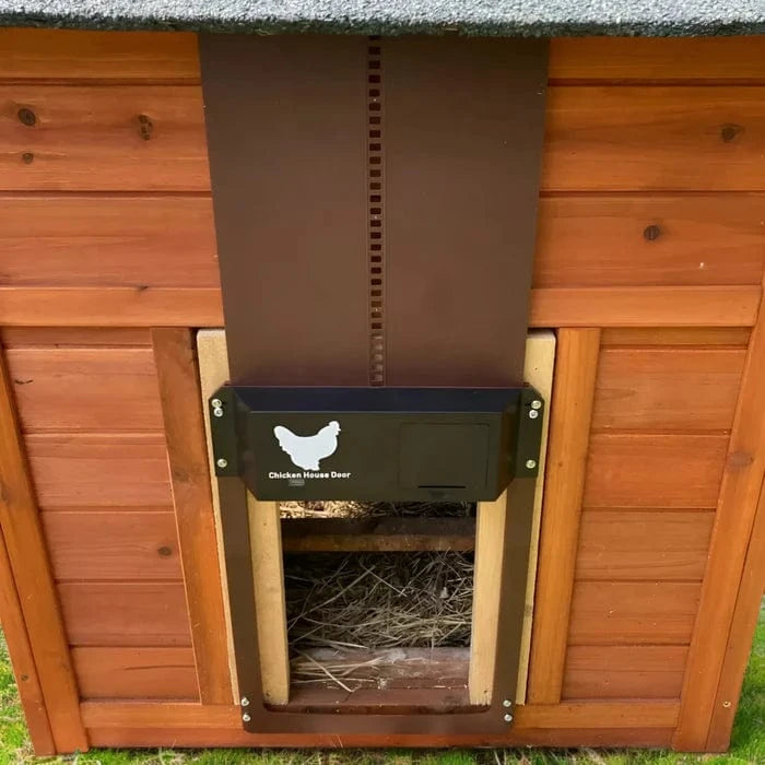 Hønsehus Automatisk Dør - Vandtæt - Holdbar - Aluminum - Lyssensor Automatic Door Danmarkmode.dk