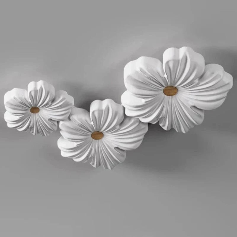 Hvid Blomst Akryl Lampeskærm Loftlampe - Indendørs - Værelsesindretning - LED Ceiling Light Fixtures Danmarkmode.dk