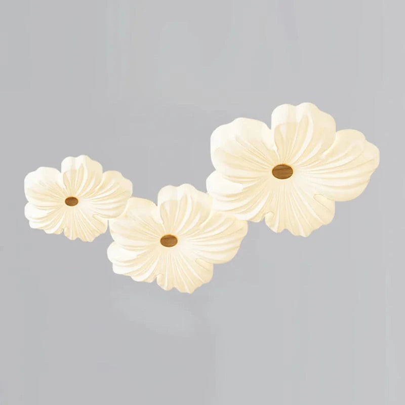 Hvid Blomst Akryl Lampeskærm Loftlampe - Indendørs - Værelsesindretning - LED Ceiling Light Fixtures Danmarkmode.dk