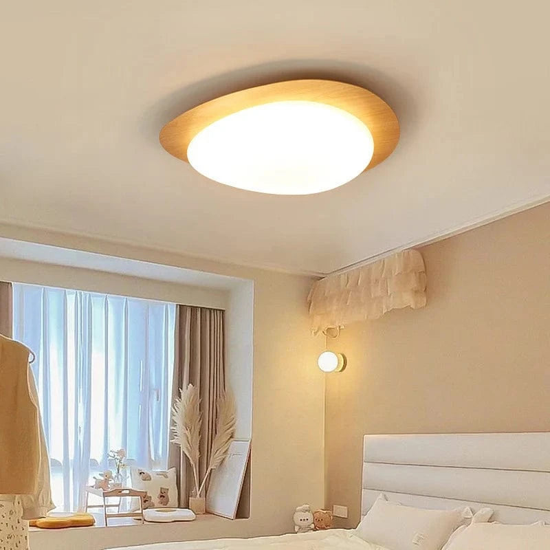 Hvide Skyer Brosten Træ Loftslampe - LED Lys - Minimalistisk - Akryl Ceiling Light Fixtures Danmarkmode.dk