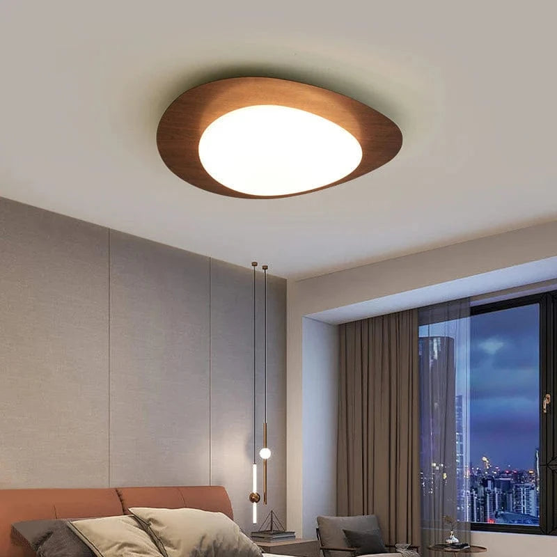 Hvide Skyer Brosten Træ Loftslampe - LED Lys - Minimalistisk - Akryl Ceiling Light Fixtures Danmarkmode.dk