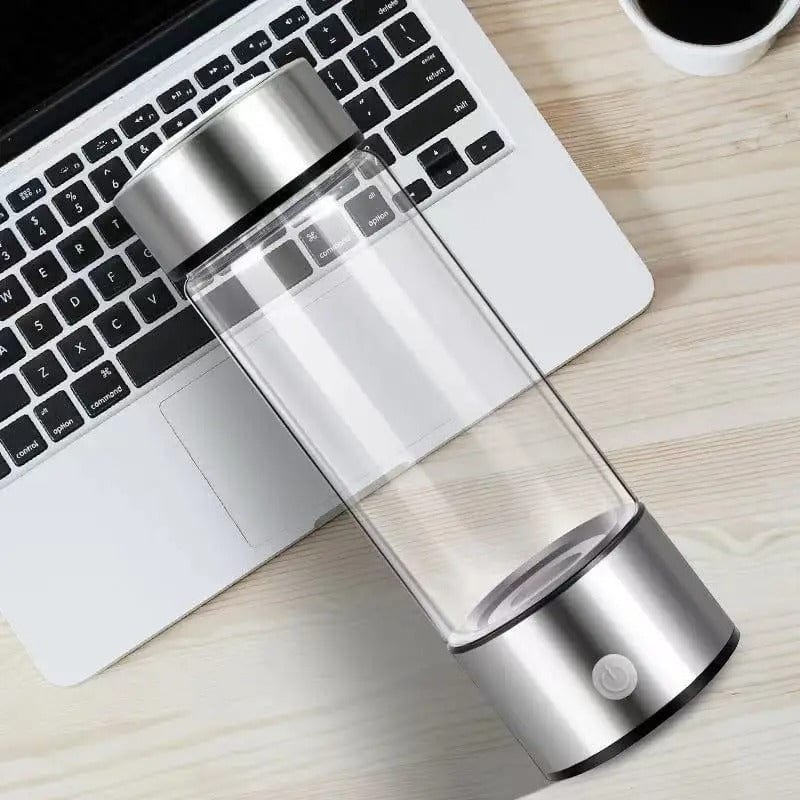 Hydrogen Water Bottle - miljøvenlig, genanvendelig, BPA-fri, slankt design, 500 ml, ideel til alle aldre, rejsevenlig Water Bottle Danmarkmode.dk