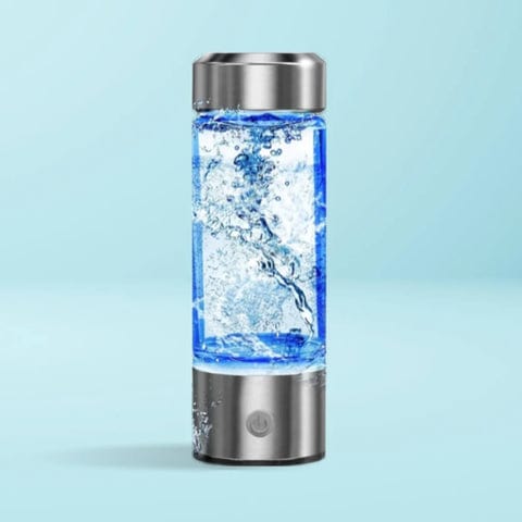 Hydrogen Water Bottle - miljøvenlig, genanvendelig, BPA-fri, slankt design, 500 ml, ideel til alle aldre, rejsevenlig Water Bottle Danmarkmode.dk