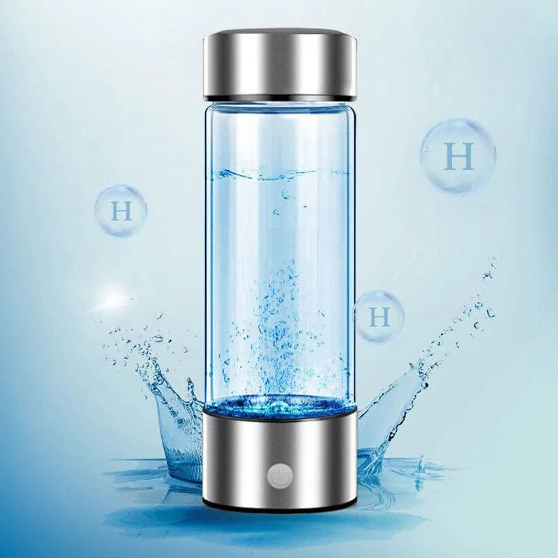 Hydrogen Water Bottle - miljøvenlig, genanvendelig, BPA-fri, slankt design, 500 ml, ideel til alle aldre, rejsevenlig Water Bottle Danmarkmode.dk