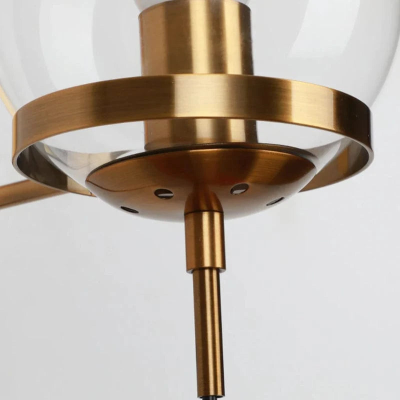 Industriel Moderne Glaskugle Væglampe - Hardwired - Glødepære - Metal Wall Light Fixtures Danmarkmode.dk