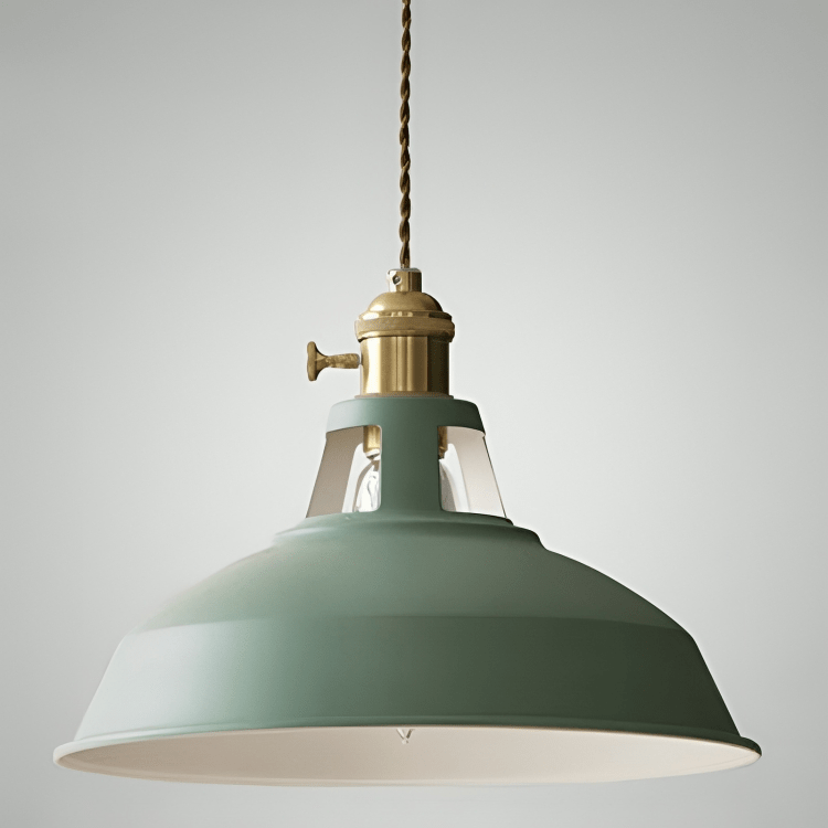 Industriel Retro Pendel Lampe - Metal - 1 Lys Lampe Ceiling Light Fixtures Danmarkmode.dk