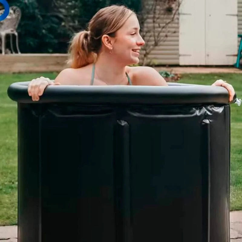 Isbad Kar med Termolåg - Genopretning - PVC - 350 liter - 80 cm Ice Bath Danmarkmode.dk