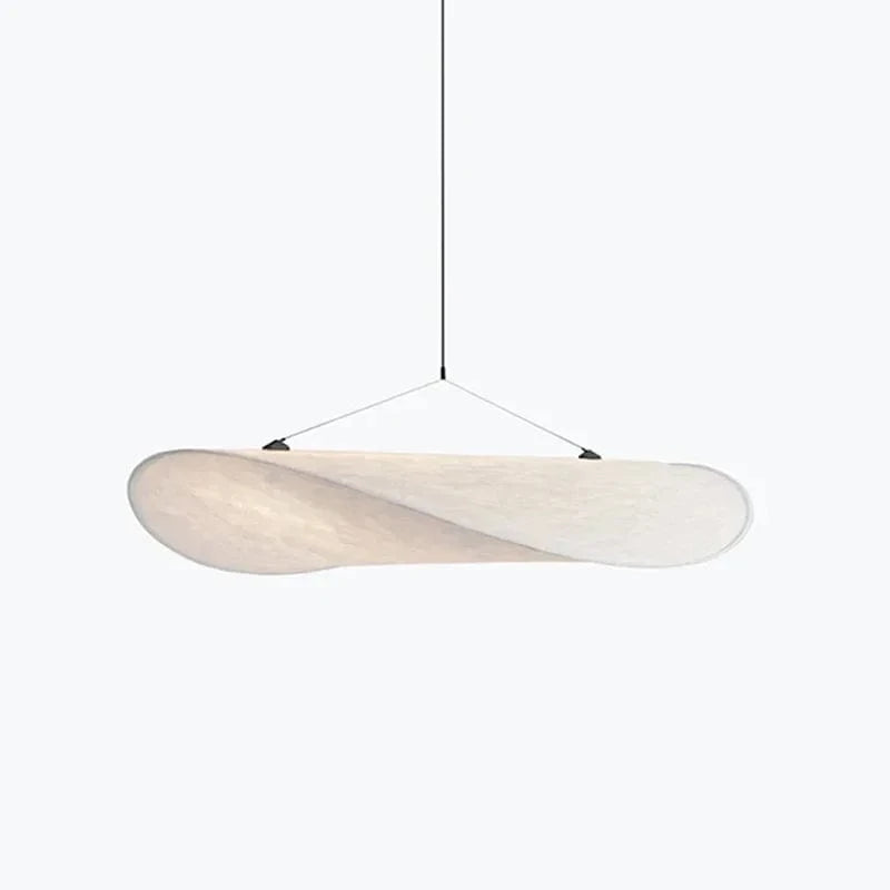 Japandi Loftlampe Pendel - Led Indendørs Belysning - Luksus Silke Stof Ceiling lamps Danmarkmode.dk