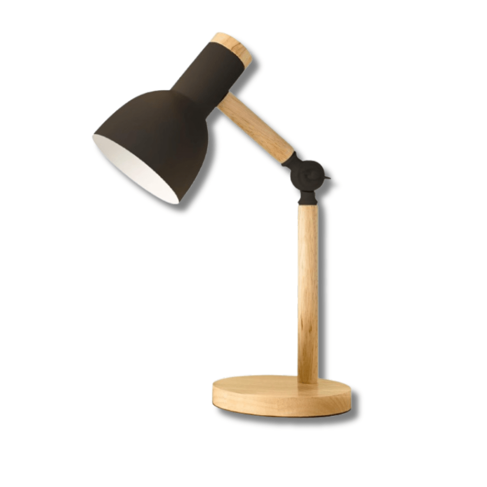 Justerbar Sengelampe I Træ - Led Læselampe - Skrivebordslampe Lamps Danmarkmode.dk