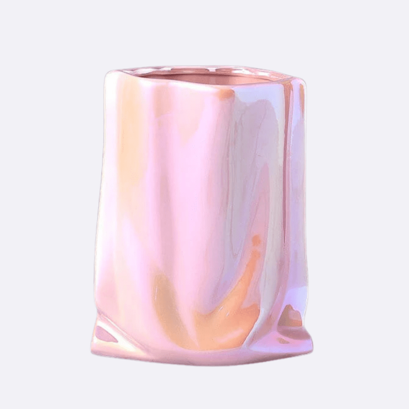 Keramik Taskeform Bordplade Vaser - Metalisk - Blomsterfod - Boligindretning Vases Danmarkmode.dk