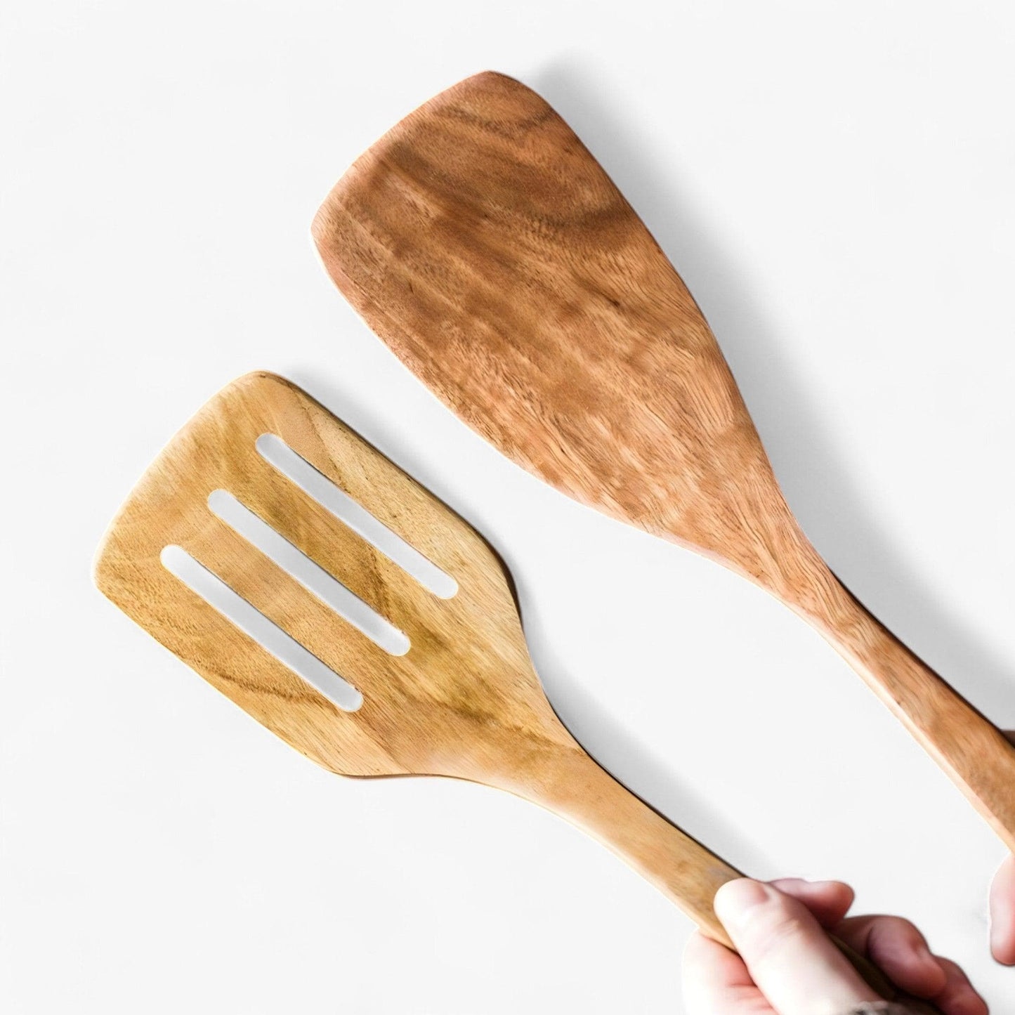 Køkkenredskaber I Træ - 9 Stykker Køkkengrej - Holdbart Køkkenudstyr I Teaktræ Kitchen Tools & Utensils Danmarkmode.dk