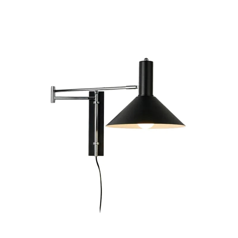 Konisk Jern Justerbar Arm Væglampe Soveværelse - Plug In - Moderne - LED Pære Wall Light Fixtures Danmarkmode.dk
