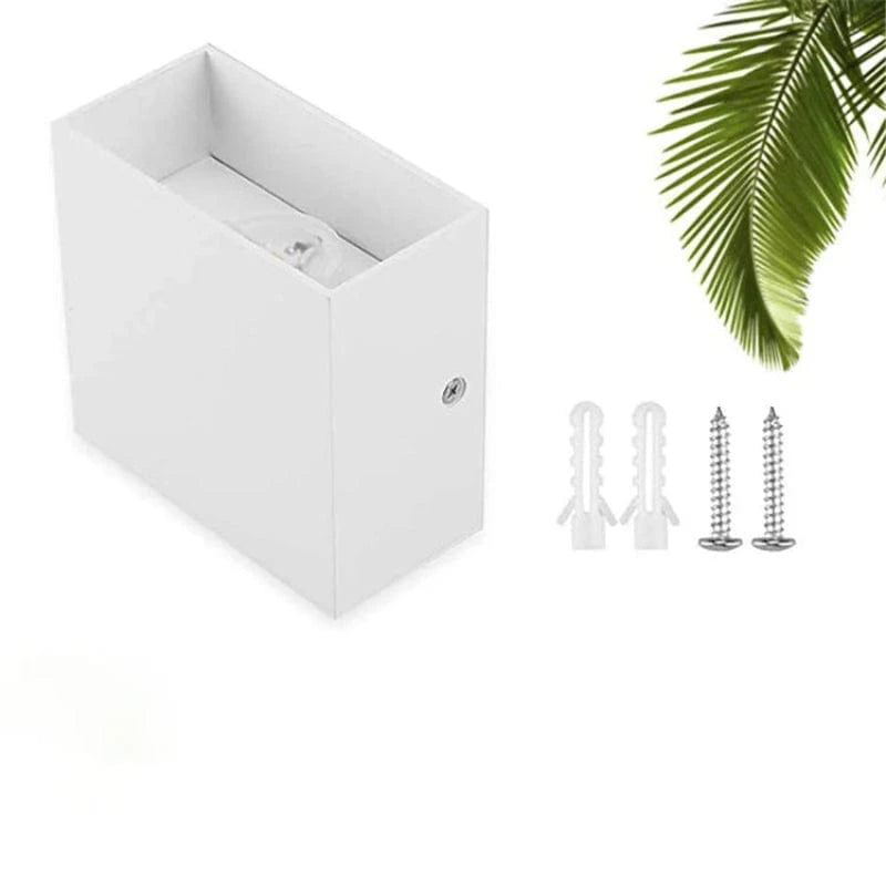 Kubus Led Væglampe - Indendørs - Aluminium - LED Pærer Wall Light Fixtures Danmarkmode.dk