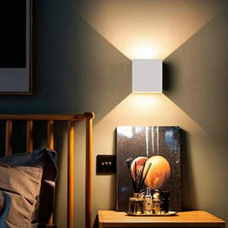 Kubus Led Væglampe - Indendørs - Aluminium - LED Pærer Wall Light Fixtures Danmarkmode.dk
