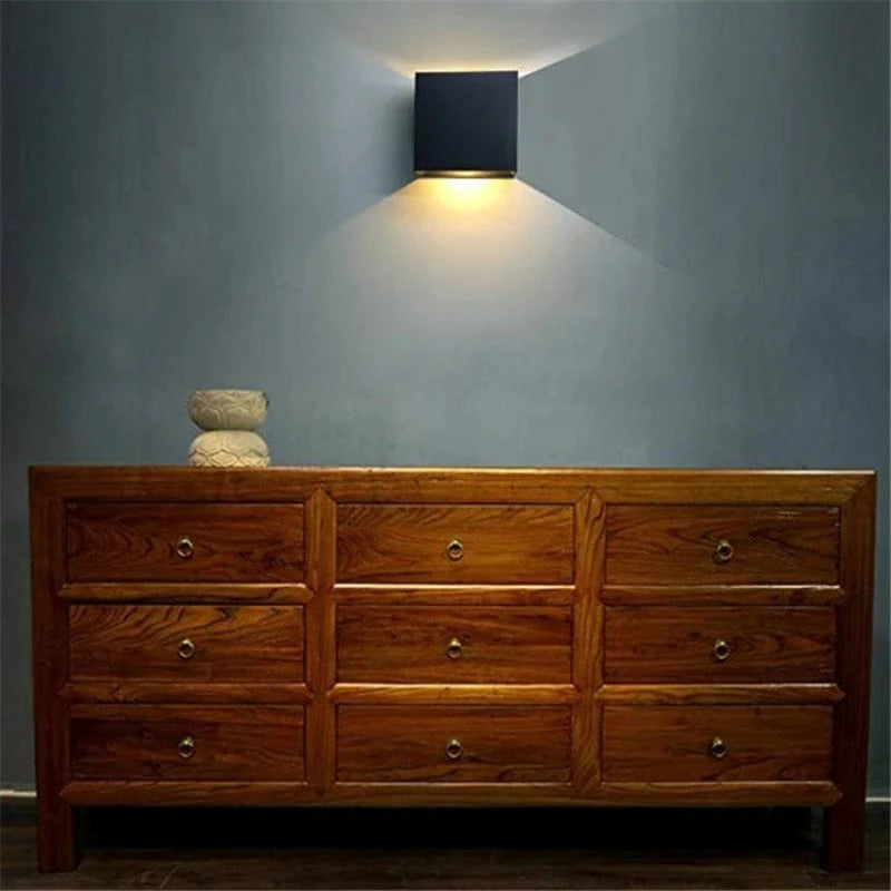 Kubus Led Væglampe - Indendørs - Aluminium - LED Pærer Wall Light Fixtures Danmarkmode.dk