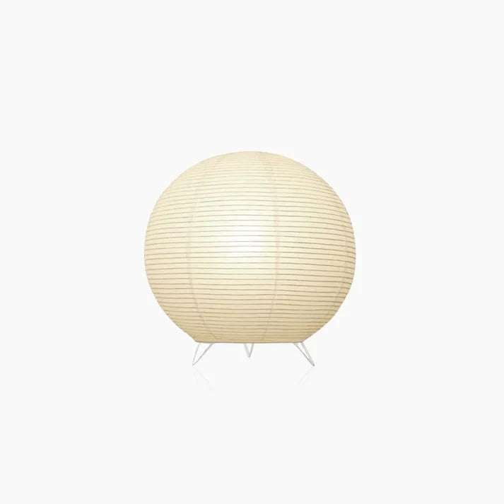 Kugle Japandi Rispapir Lantern - Bordlampe - Wabi Sabi - 25cm Table Lamp Danmarkmode.dk
