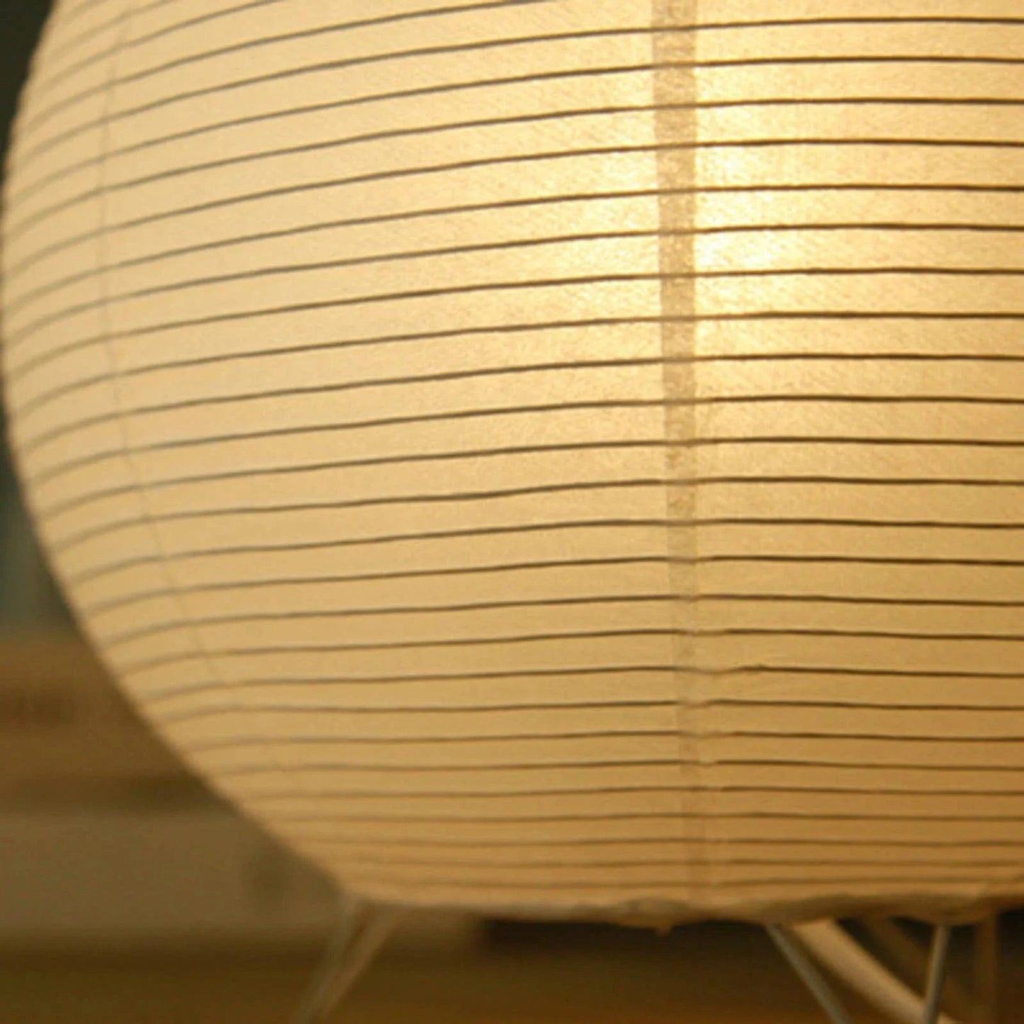 Kugle Japandi Rispapir Lantern - Bordlampe - Wabi Sabi - 25cm Table Lamp Danmarkmode.dk