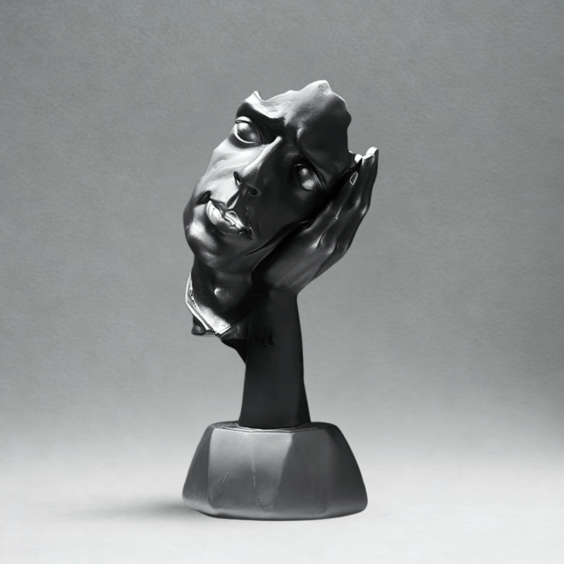 Kunstnerisk Abstrakt Ansigt Skulptur - Figurer - Boligindretning Sculptures & Statues Danmarkmode.dk
