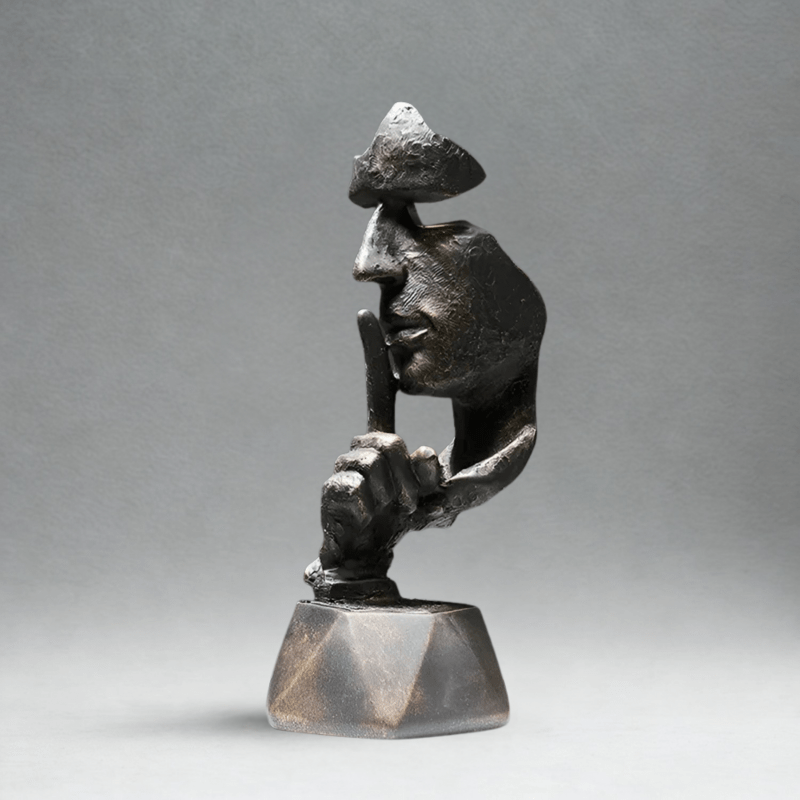 Kunstnerisk Abstrakt Ansigt Skulptur - Figurer - Boligindretning Sculptures & Statues Danmarkmode.dk