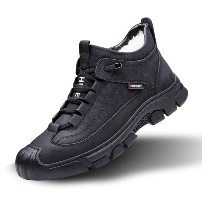 Læder Sneakers Herre Komfortable Casual Sko Outdoor Shoes Danmarkmode.dk