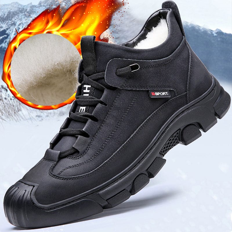 Læder Sneakers Herre Komfortable Casual Sko Outdoor Shoes Danmarkmode.dk